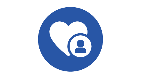 Love Heart With Person Icon