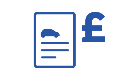 Paper Icon With £ Beside It