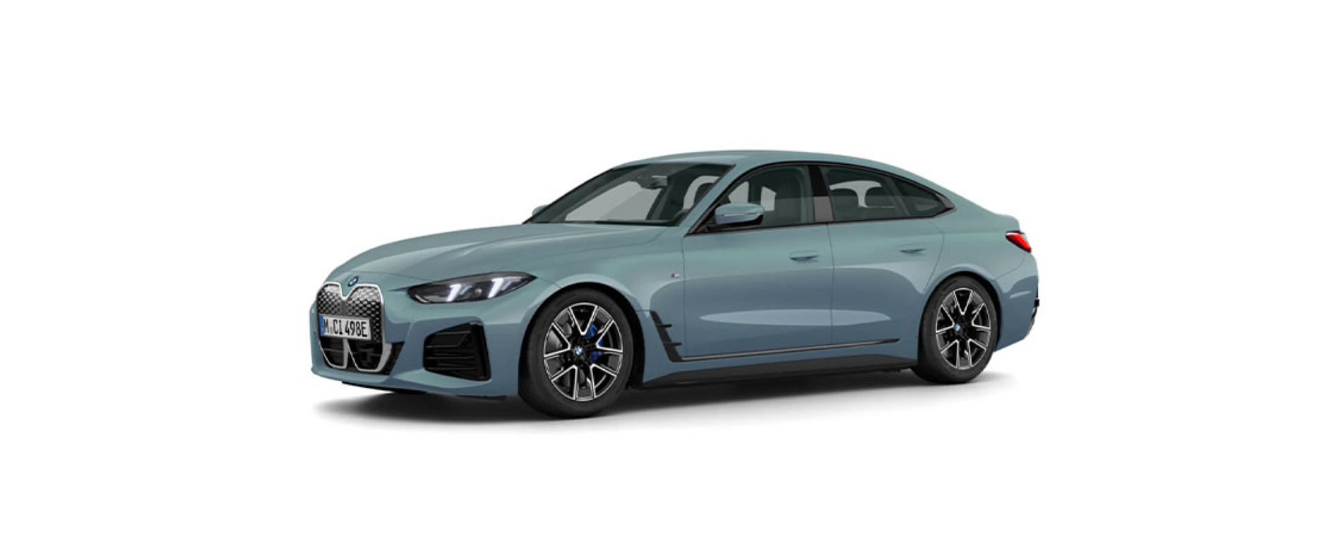 Teal BMW i4 Static Image Diagonal Angle