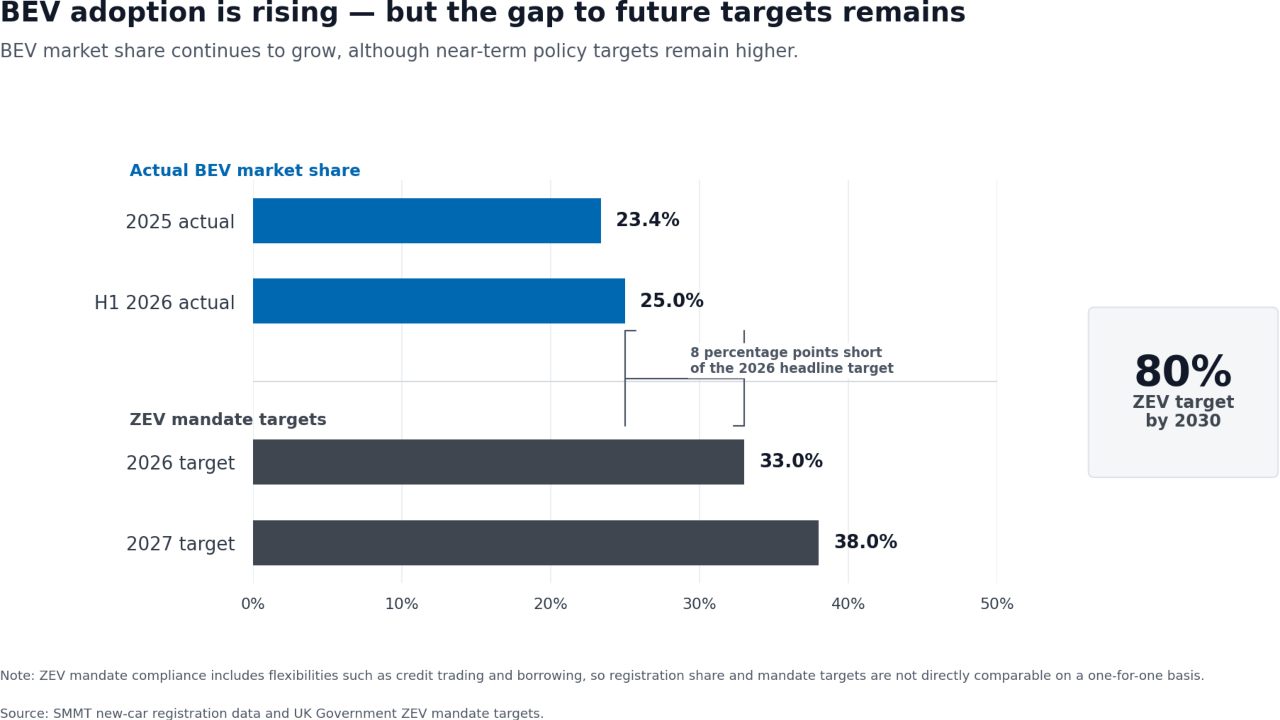 BEV Market Share Graph