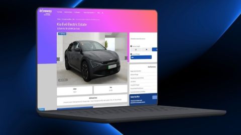 Screenshot Of Used Car Page On Laptop