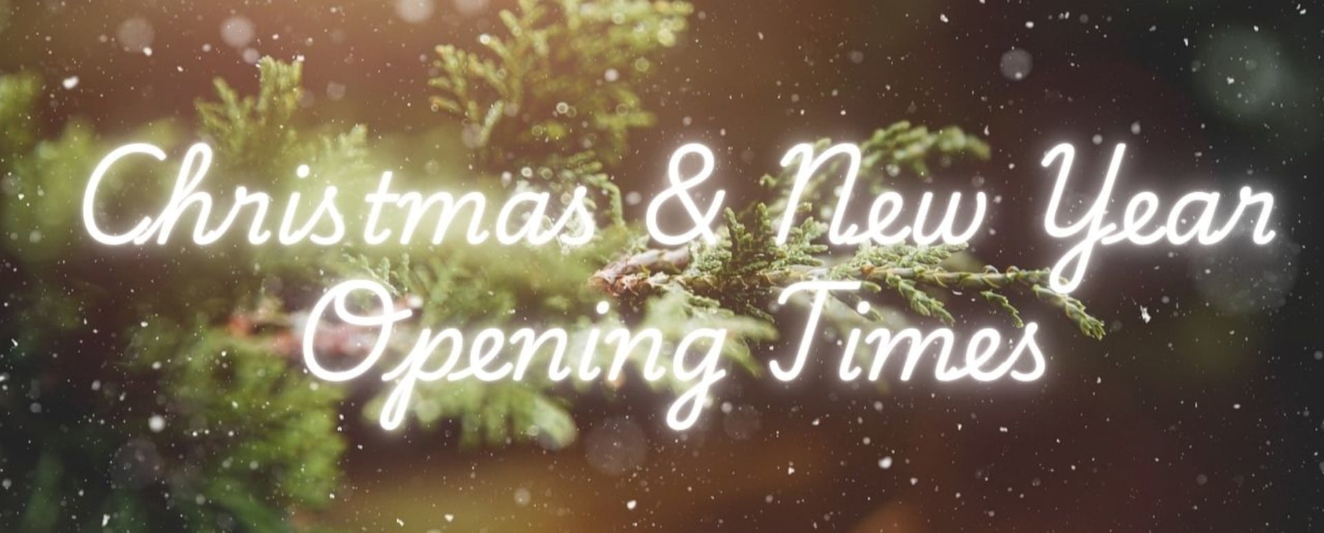 Christmas and New Year opening hours