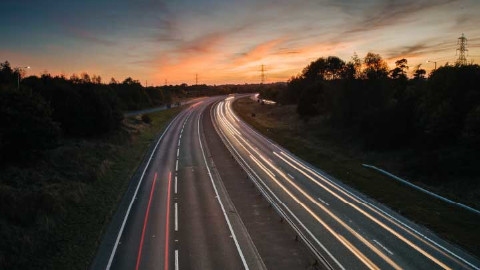 Road At Sunset