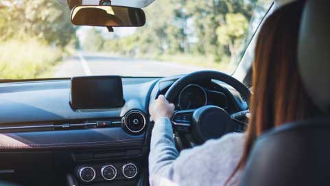 Person Driving Car