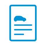 car insurance document icon